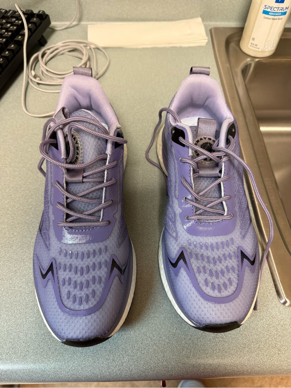Light Purple Women's Running Sneakers - Lightweight Comfort